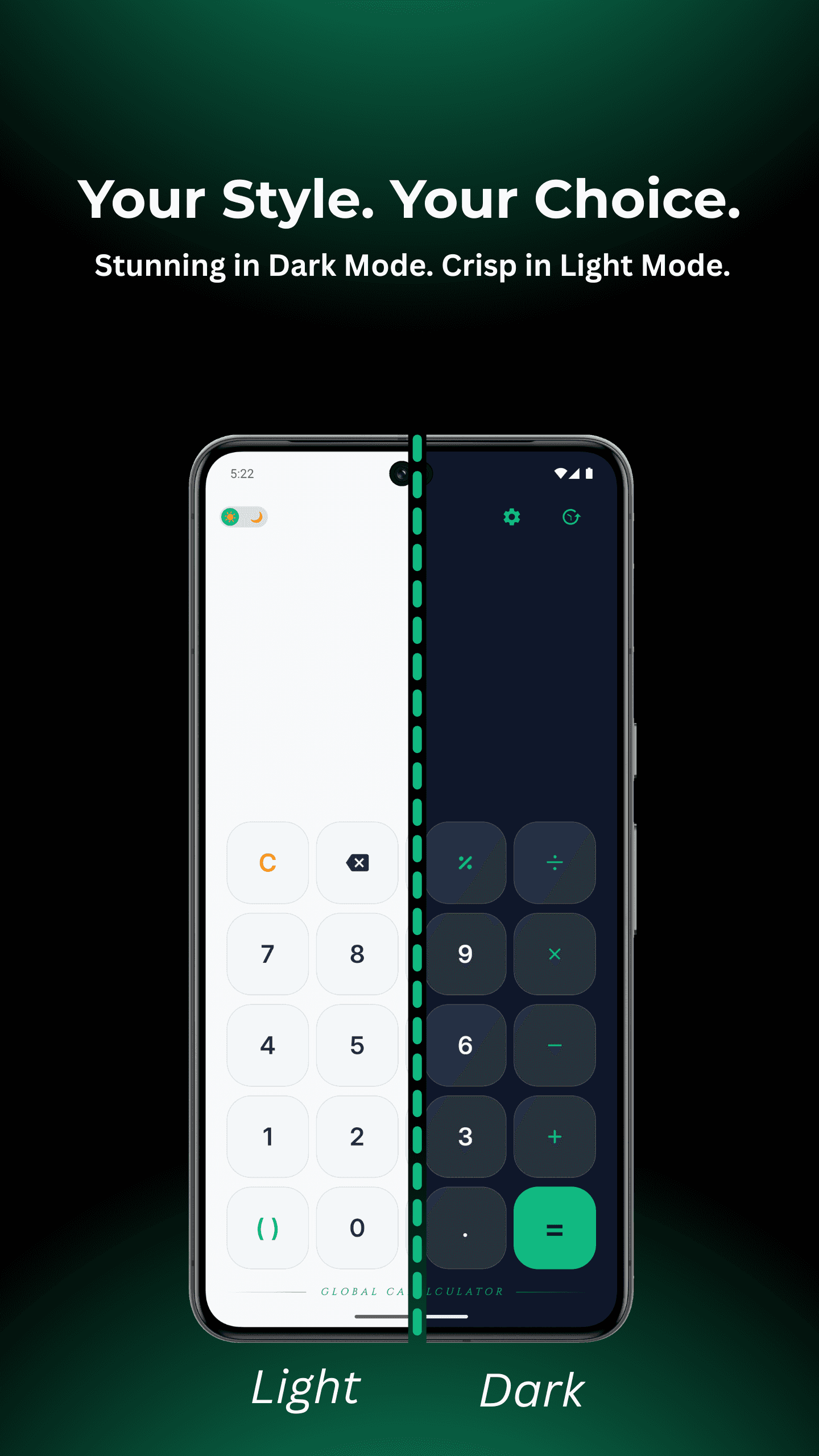Global Calculator view 5
